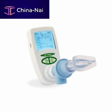 Electronic spirometer hand-held