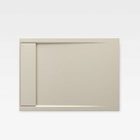 Rectangular shower base A373761XXX SERIESabove floorporcelainwith channel drain