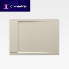 Rectangular shower base A373761XXX SERIESabove floorporcelainwith channel drain