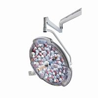 Ceiling-mounted surgical light Quasar® eLiteLEDwith video camerawith control panel