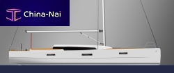 Cruising-racing sailboat Diva 40 SCwith enclosed cockpit