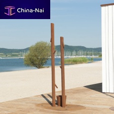 Multi-function outdoor shower MONSIEUR 2traditionalpoolwith foot washer