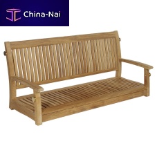 Teak garden swing seat Monaco commercialhanging3-seater