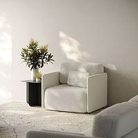 Contemporary armchair Pummba I fabricwith removable covermade from recycled materials