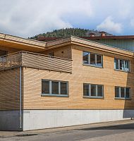 Panel cladding Rhombussprucelarchhorizontal