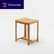 Contemporary stool Selerioakbeechfabric