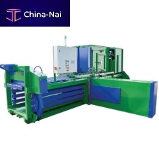 Horizontal baling press top-loadingfor cardboardfor plastics