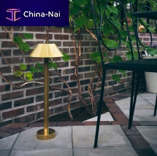 Garden bollard light Cakecontemporarycopperbrass