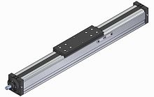 Electric cylinder rodless