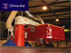 Welding robot extractor hood Embarked tubular
