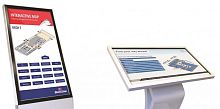 Information interactive kiosk multimediafor airportwith touch screen