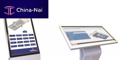 Information interactive kiosk multimediafor airportwith touch screen