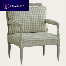 Gustavian style armchair GUS 023 fabricsolid woodpainted wood