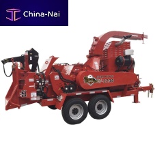 Trailer-mount wood chipper Eeger Beever 2230