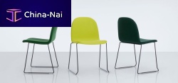 Contemporary chair ENERYDAYindoorwoodensled base