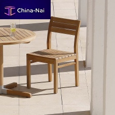 Contemporary chair Bermuda outdoorteakteak base
