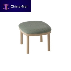 Contemporary stool Agami 1168fabricbeech baseupholstered