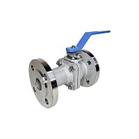 Ball valve CTR leverflow controlflange