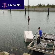 Concrete permanent mooring system