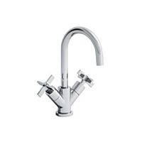 Washbasin mixer tap CRICR226deck mountedchromed metalbathroom