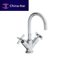 Washbasin mixer tap CRICR226deck mountedchromed metalbathroom