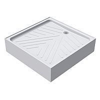 Square shower base ST-800raisedSolid Surfacenon-slip