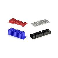 Aluminum heat sink copper