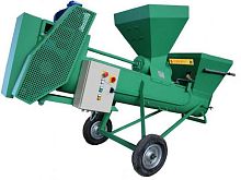 Mobile concrete mixer continuous