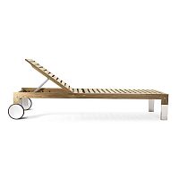 Contemporary sun lounger TAJITextilene®teakgarden