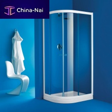 Sliding shower screen ACQUA RS2curvedcorner