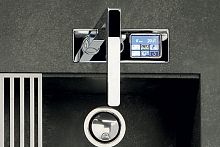 Countertop mixer tap ICONelectronicchromed metalkitchen