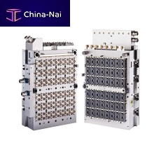 Hot-runner plastic injection mold multi-cavityfor PET bottlessmall series