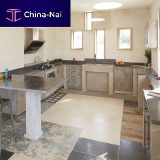 Traditional kitchen THE AUTHENTICwoodennatural stoneisland
