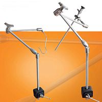 Endoscope instrument holding arm FixSysarticulatedrail-mounted