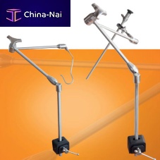 Endoscope instrument holding arm FixSysarticulatedrail-mounted