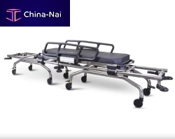 Patient transfer stretcher trolley MHTS 9001manual1-sectionstainless steel