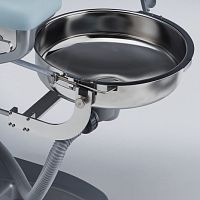 Examination chair-mounted surgical basin stand 101.0658.1stainless steel