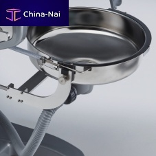 Examination chair-mounted surgical basin stand 101.0658.1stainless steel