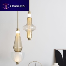 Pendant lamp LUNA KALEIDOglasscontemporarycorded