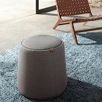 Contemporary pouf 5073fabricplywoodoak