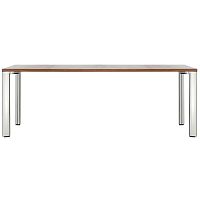 Contemporary conference table A 1700 EVOwoodenaluminum baserectangular