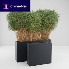 Polystyrene planter HELIOSfiberglassresinrectangular