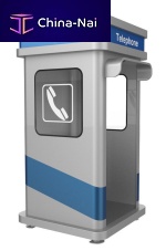 Acoustic booth JR-TH-03telephonefor noisy environmentsfor hazardous areas