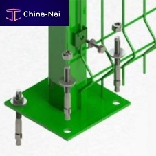 Steel fastening system for fencingexterior