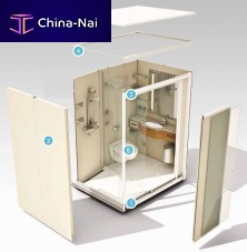 Ship prefabricated cabin Wet units