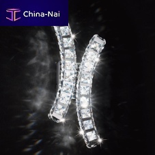 Contemporary wall light TONERIA : 39004indoorstainless steelcrystal