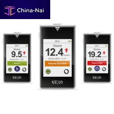 Bluetooth blood glucose monitor KEYA® SmartGDH-FADwith blood ketone meterwith lancing device