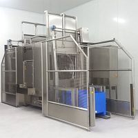 Side-loader bin washer LCR-1000automatic