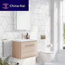 Bathroom mirror cabinet with built-in lighting ARENAcontemporaryhomeceramic