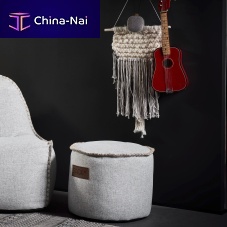 Contemporary pouf RETROIT : COBANA JUNIOR synthetic fiberroundoutdoor